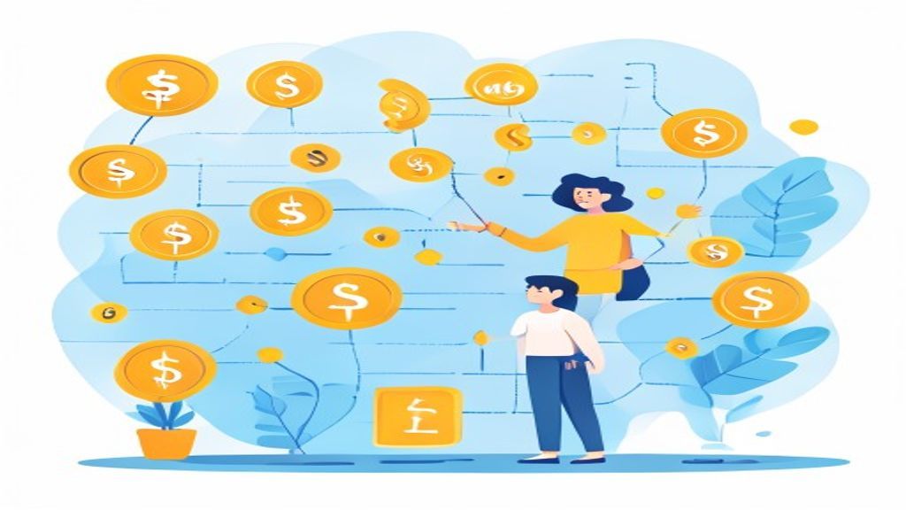 flat illustration of google ads keyword match type diagram with arrows showing broad phrase exact ma