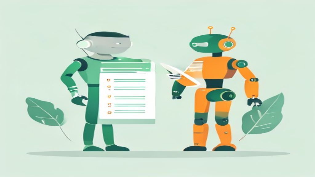 flat illustration showing a two-step review process with automatic robot check and human review icon